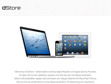 Tablet Screenshot of dstore.se